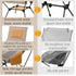 Eugelrom High Back Reclining Camping Chair for Adults Oversized Portable Folding Chair with Head Support & Widened