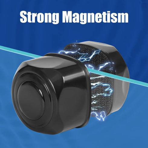 AQUANEAT Magnetic Glass Cleaner, Aquarium Fish Tank Algae Remover (Not for Acrylic and Plastic Tanks)
