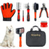Wisedog Dog Grooming Kit 8PCS - Pin & Bristle Brush, Slicker Brush,