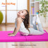 Matladin 8' 8ft 2ft 2in Folding Gymnastics Gym Exercise Aerobics Mat, x x PU Leather Tumbling Mats with Hook & Loop