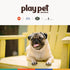 P.L.A.Y. PET LIFESTYLE AND YOU P.L.A.Y. Cute Plush Dog Toys - Brunch Food Themed Durable Squeaker Crinkle Chew Toy