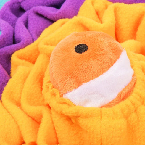 P.L.A.Y. Cute Snuffle Mat for Dogs - Ocean Themed Interactive Food & Treat Mat for Puppies Dogs - Enrichment Toy, Great