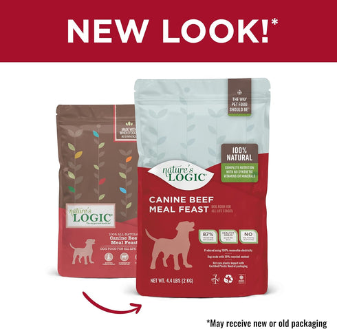 Nature's Logic Canine Beef Meal Feast, 4.4 lbs