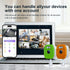 PHANSATIM 2Pcs 1080P WiFi Security Cameras, Baby Monitor Indoor Security Camera, Cat&Dog Camera with Motion Detection