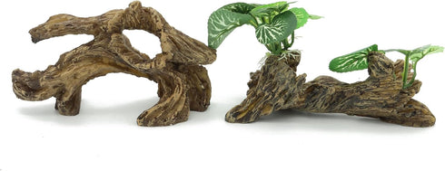 Artificial Driftwood for Aquarium Decor, Plastic Plant Branches Ornament for Fish Tank Decorations