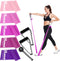 Resistance Bands for Working Out, Physical Therapy Bands Set for Stretching, Yoga, Pilates, Gym, Home Exercise