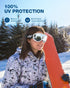 ZIONOR Lagopus B1 Ski Goggles, OTG Anti-Fog Snowboard Goggles for Men, Women, Youth