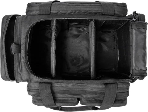 Gun Range Bag for Handguns and Ammo - Tactical Pistol Case, Large Duffle Bags for Shooting Range