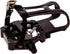 YBEKI SPD Pedals, Hybrid Pedal with Toe Clip & Straps, Suitable for Spin Bike & Indoor Exercise Bikes