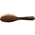 Chris Christensen 20 mm Oval Wood Pin Dog Brush - Real Wood Pins, 100% Static-Free, Large, Brown