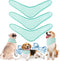 3 Pack Dog Ice Bandana Cooling Collars - Breathable Triangle Scarfs for Dogs and Cats in Hot Weather, Green