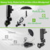 Heavy Duty Golf Push Cart Umbrella Holder, Upgraded Aluminium Alloy Base Ultra Windproof, Universal Umbrella Stand