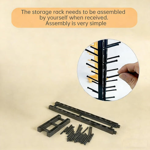 LYJXIAITY 2-Pack Pro Finger Skateboard Display Rack Floor Stand - Compatible with Finger BMX/Bike & Finger Roller