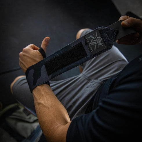 Iron Infidel Wrist Wraps for Weightlifting - Heavy Duty Support for Men, 18" and 24" Gym Accessories