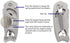 Stainless Steel Switchblade Golf Divot Tool with Ball Markers