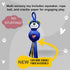 Flirt Pole Replacement Toy - Multi-Sensory Tough Raccoon Toy for Mighty StrongBite Flirt Pole for Dogs