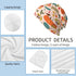 LAIPUTER Thanksgiving Beanie Standard Closed Chemo Hat, Knitted Baggy Slouchy Cap for Adults