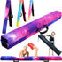 PreGymnastic 6FT/8FT/9.5FT Folding Balance Beam for Kids Ages 3-12, Foldable Gymnastics Floor Beam-Extra