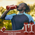 Yaomiao 12 Pcs Football Water Bottle for Boys, 20 oz Reusable BPA-Free Squeeze Water Bottles