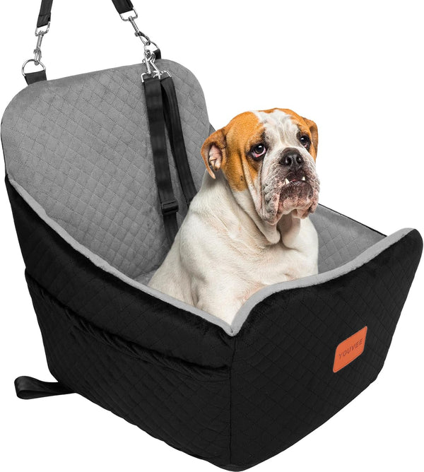 YOUVEE Dog Car Seat for Small/Medium Dog 20lbs 25lbs up to 32
