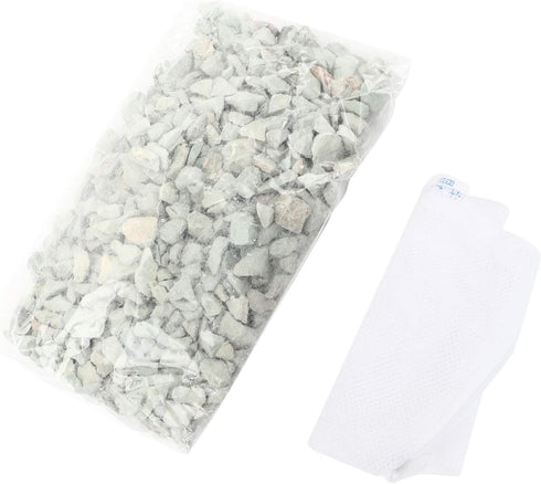 Aquarium Zeolite Filter Stone with Media Bag, Fish Water Purification Odor Remover for Fish and Pond