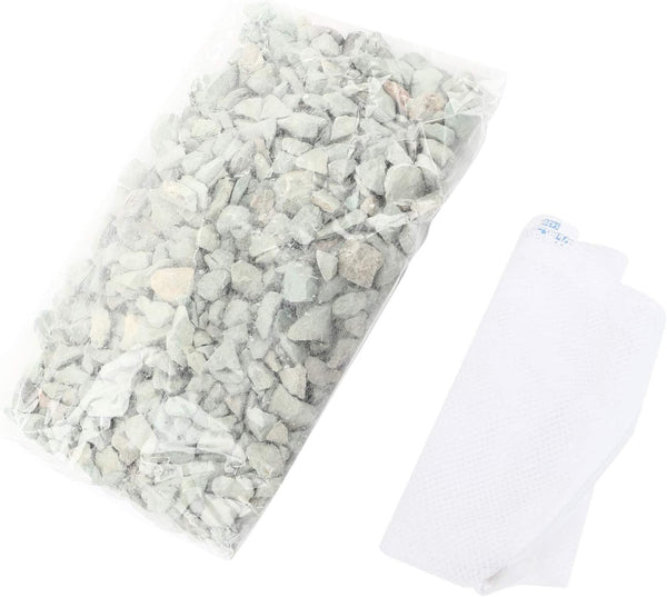 Aquarium Zeolite Filter Stone with Media Bag, Fish Water Purification Odor Remover for Fish and Pond