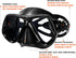 Snorkel Mask Set for Adults - Dry Snorkel, Scuba Diving Mask, Swimming Glasses, Youth Diving