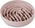 Coomazy Silicone Slow Feeder Dog Cat Bowls, Interactive Puzzle Toy for Food Training, Dusty Pink, Large (3.2 Cup)