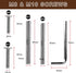 ChengFu Cat Scratching Post Replacement M10 Screws,M10 and M8 Screws for Cat Scratching Post with Allen Wrench 4PCS Threaded Bolt and 4PCS Screws, Not Include Cat Scratching Post