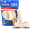Pet Factory 100% Made in USA Beefhide Dog Chew Treats, 8-9" Assorted, 6 Count