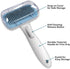 Pets First Premium Dog & Cat Brush, Self Cleaning Slicker Hair Brush, Easy to Clean, Best Grooming Tools for Dogs and