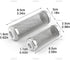 AUEAR, 2 Pack Stainless Steel Mesh Inflow Aquarium Filter Guard Intake Cover for Shrimp and Fish