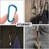 STURME 24 PCS Small Keychain Carabiner Clip Set - 2" Aluminum D Ring, Spring Loaded Gate, Durable Mini Lock Snap Hooks