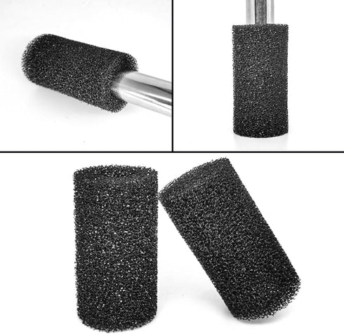 6X Pre-Filter Sponge for Aquarium Shrimp Fry Fish Tank Filter Pump, Replacement Foam Cover 3.2 X 1.6 Inch