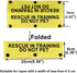 Funny Dog Leash Sleeve, "Rescue in Training" Do Not Pet Wrap Sleeve, Pet Birthday Gift (Rescue in Training-YE Sleeve)