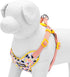 Blueberry Pet Soft & Comfy Blooming Floral No Pull Mesh Dog Harness Vest, Creamy White, Chest Girth 17.5"-21"