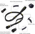 4-6FT Heavy Duty Dog Leash for Large Dogs, Shock Absorbing Bungee with 2 Padded Handles and Car Seatbelt