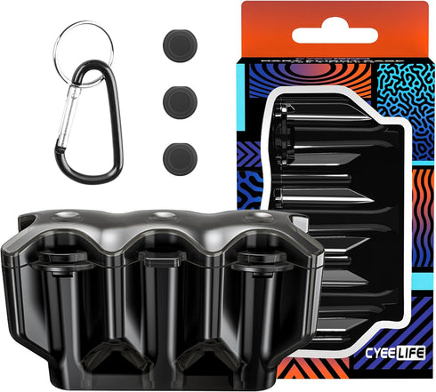 Set 3 CyeeLife Darts Flights Storage Case | Stores of Flight | Darts Holder | Dart Case | Dart Accessories