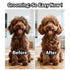 JENFOSLAN (4PCS, Slicker Brush for Dogs, Professional Dog Grooming Brush for Golden Doodle & Poodle - Deshedding Dog