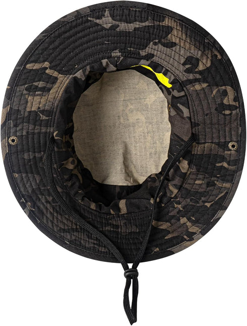 Rosoz Sun Hats for Men Women - Boonie Hat UPF 50+ Bucket Hat with Wide Brim UV Protection for Fishing Hiking Safari
