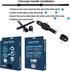 Aquarium Cleaning Kit, Fish Tank Clean Set with Long Handle Brush, 6 Functional Tools for Telescopic Cleaning