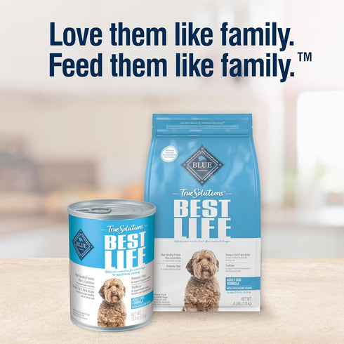 Blue Buffalo True Solutions Best Life Wet Dog Food for Medium Adult Dogs - Supports Immune Function & Digestive Health