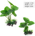 Aquarium Plants, 6.6 Inch Plastic Artificial Plant, Goldfish Stone Cave for Betta Fish Hides/Rest