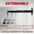 Ibera Bike Wall Mount - Secure Bike Storage up to 18kg with Adjustable Frame Holder & Soft Rubber Cradles