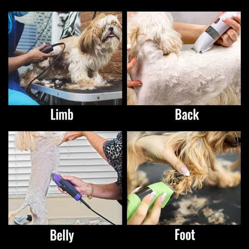 FENICE PEAK 4FC Low Noise Pet Dog Grooming Clippers Replacement Blade, Ceramic Edge, 9.6mm Cutting Length