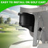 Golf Cart Ball Washer and Club Cleaner Kit with Side Bracket, Universal & Detachable for EZGO, Club Car, Yamaha