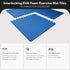 BalanceFrom 3/4' 24 24 3/4 24 6 Puzzle Exercise Mat Thick, EVA Interlocking Foam Floor Tiles for Home Gym, Mat for Home