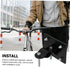 VANZACK Bike Front Basket Mounting Rack, Supporting Bracket for Bike Basket Mounting Holder