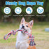 UPSKY 2 Pack Nearly Indestructible Dog Rope Toys for Medium to Large Breeds, Dental Chew Toys