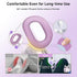 0-70lb 360Hip Upgraded Purple Inner Thigh Exerciser with LED Display, Adjustable Inner Thigh Exerciser, Pelvic Floor
